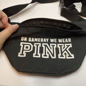 Women's VS PINK 'On Gameday We Wear Pink' Black Fanny/Waist Pack